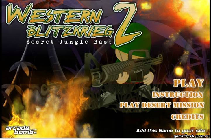 Онлайн флеш игра Western Blitzkrieg 2