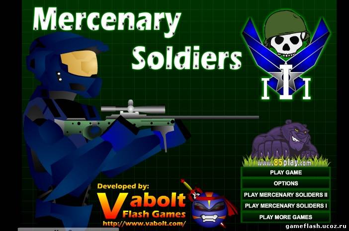 Flash Стрелялка Mercenary soldiers