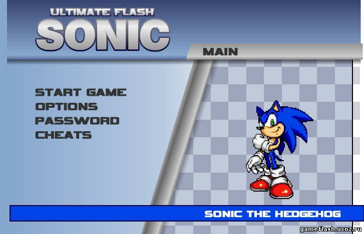 Игра онлайн Ultimate Flash Sonic