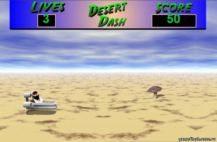 Флеш игра Gnarly Davidson Desert Dash